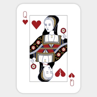 Anne, Queen of Hearts Sticker